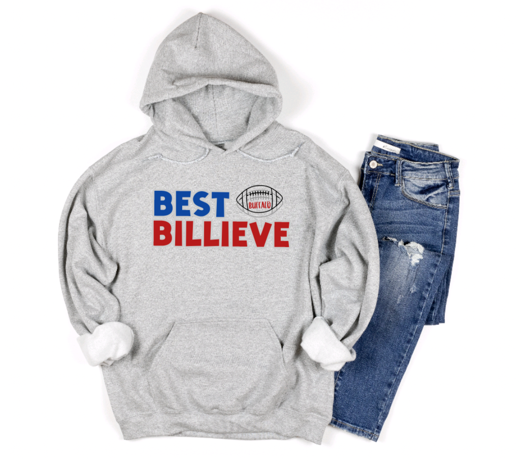 Bills Football - Best Billieve Tshirt, Women's Vneck Tshirt, Crewneck  Sweatshirt, or Hoody