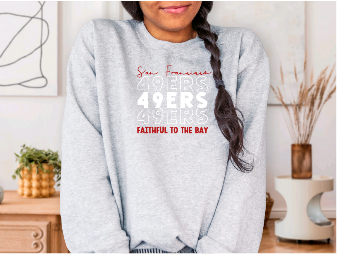 Awesome san Francisco 49ers Faithful To The Bay T-shirt, hoodie