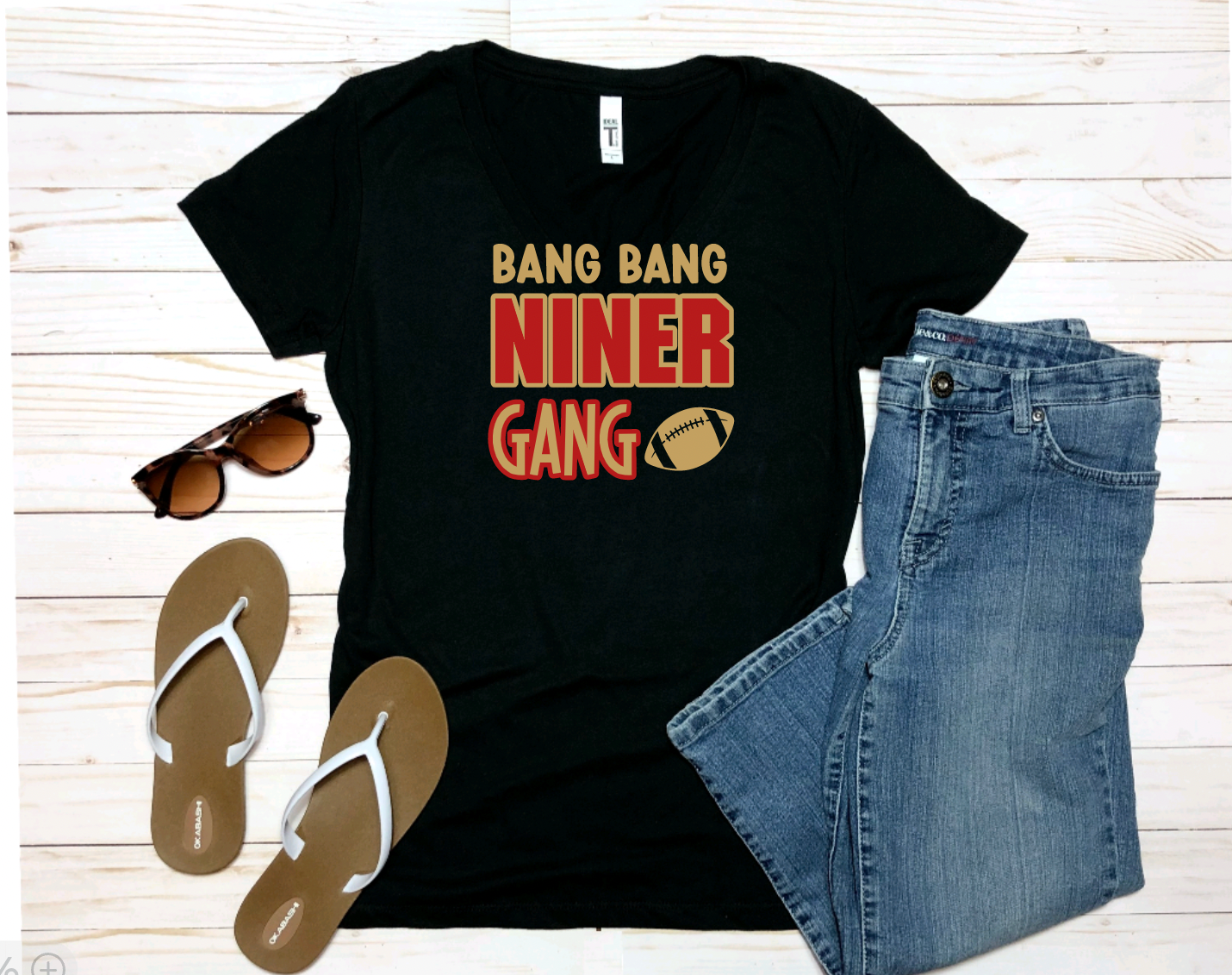 49ers BANG BANG NINER GANG TShirt, Sweatshirt, or Hoody